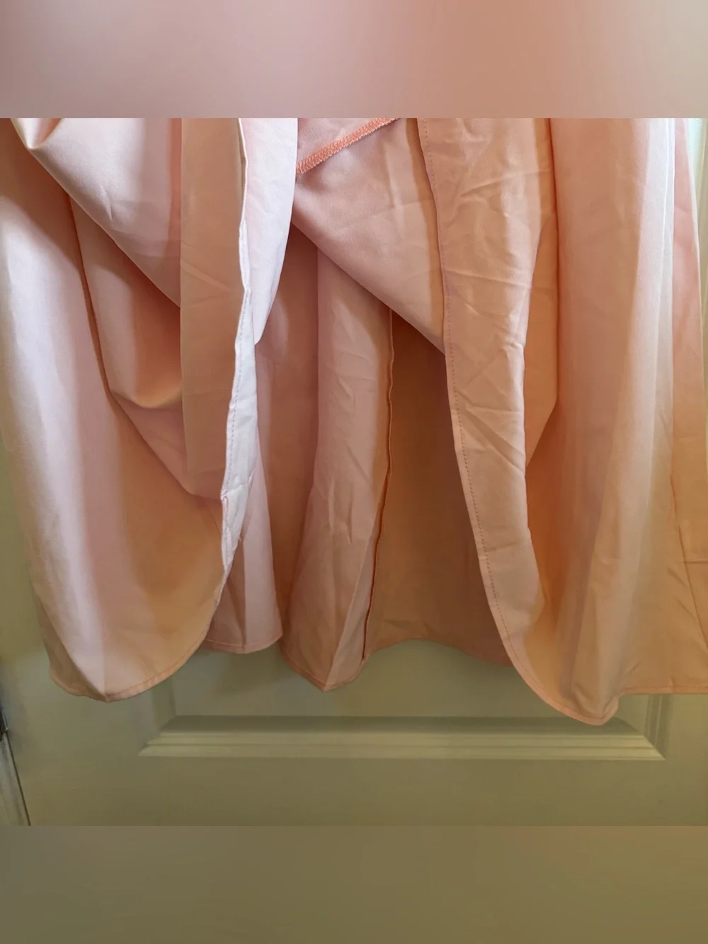 Ballerina Pink Midi Dress with Corset Bodice and A-Line Skirt Pockets Size Large